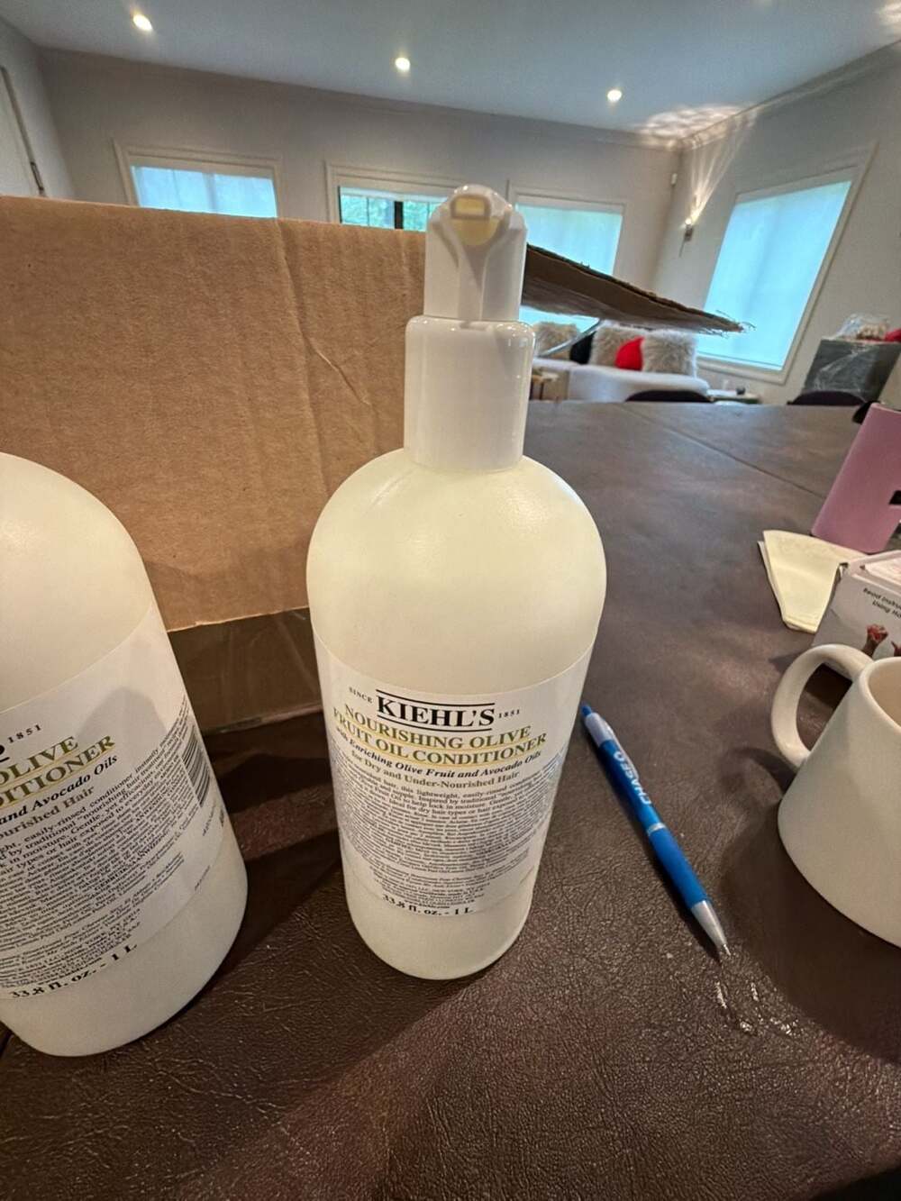 Kiehl's Nourishing Olive Fruit Oil Conditioner 33.8 fl. oz. / 1L - Picture 2 of 3
